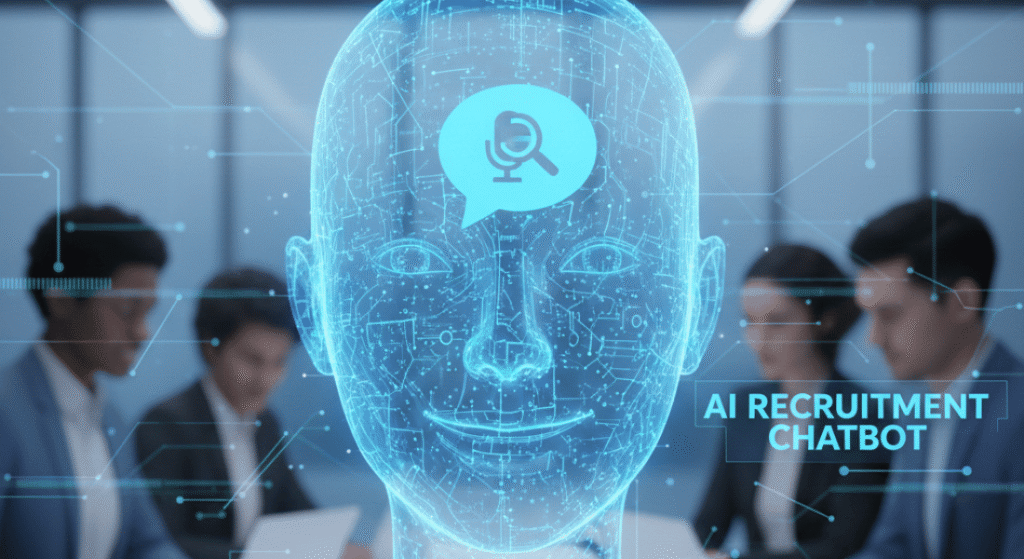 Recruitment chatbots screening and scheduling interviews.