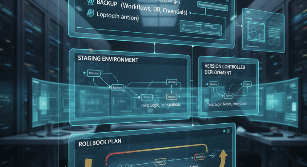 n8n updates workflow with AI nodes and debugging tools.
