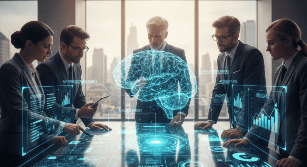 Teams using AI-powered agreement tools with smart workflows.