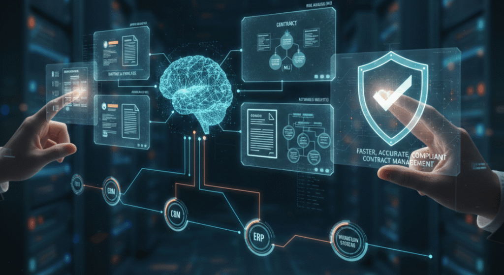 Digital dashboard for faster, accurate and compliant AI-powered contract management.