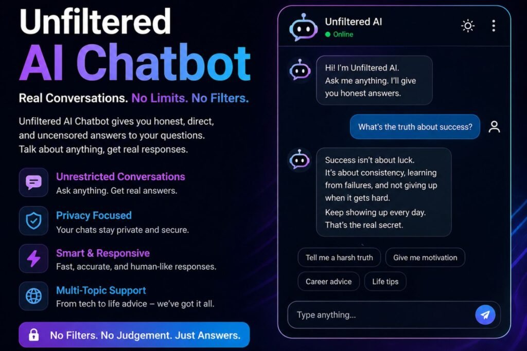 Unfiltered AI Chatbot