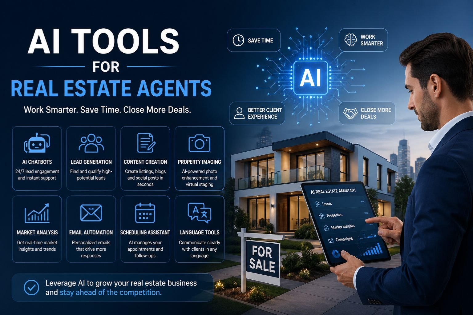 Powerful AI Tools for Real Estate Agents: The Smart Guide to Next-Gen Property Growth